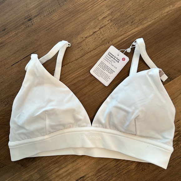 lululemon athletica Other - NWT Lululemon License to Train Triangle Bralette - White